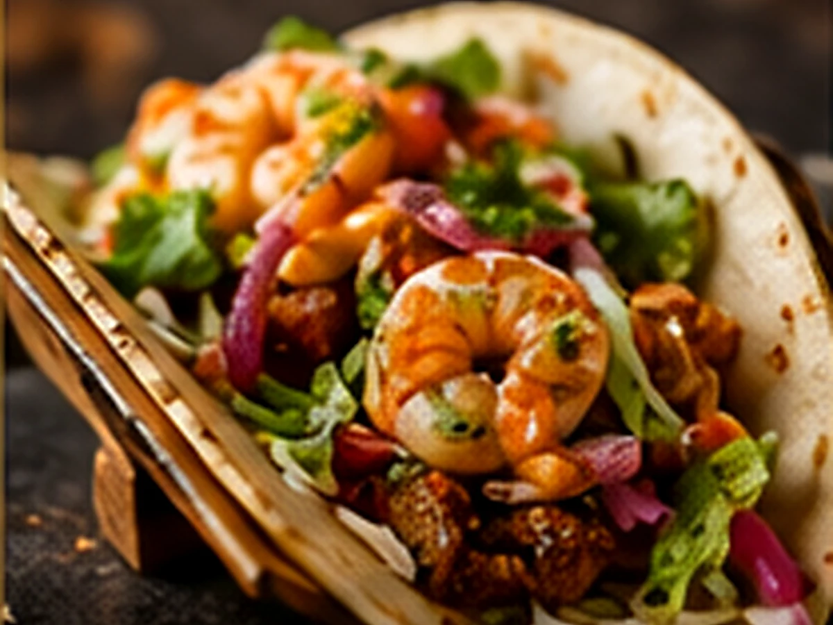 Chile-Lime Shrimp Tacos — Vietnamese Mexican fusion dish