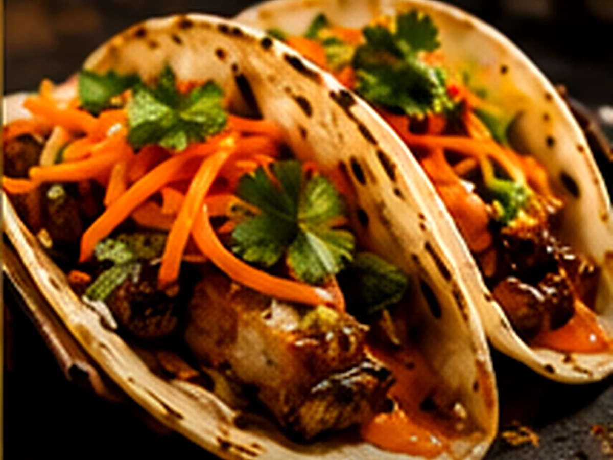 Lemongrass Carne Asada Tacos — Vietnamese Mexican fusion dish